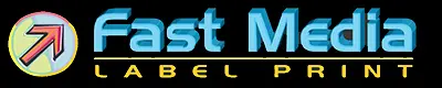 Fast Media Label Print Logo