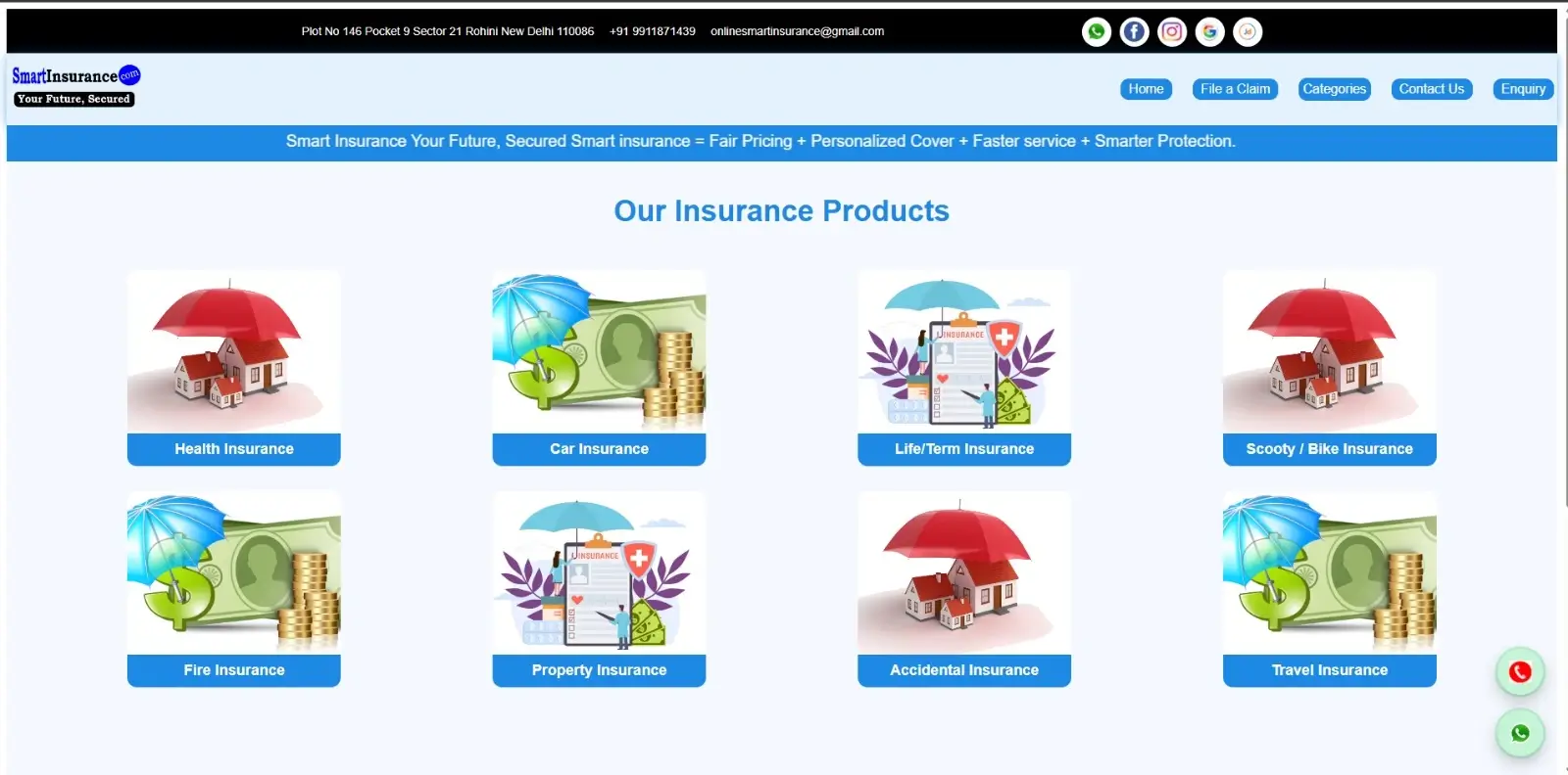 SOnline Smart Insurance Website Developed by ACP IT ZONE
