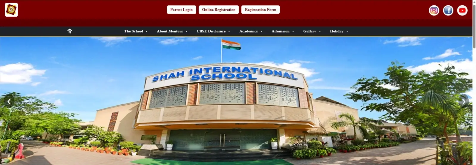Shah International School Website Development by ACP IT ZONE