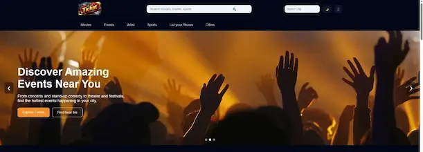 TiktikTicket Website Development Project by ACP IT ZONE